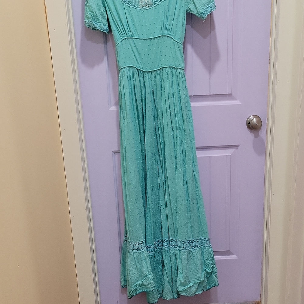 Chasing Unicorns Teal Maxi Dress